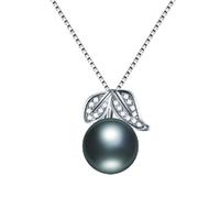 JZWCHQ zircon leaf pendant jewelry natural freshwater pearl necklace for women Made in China