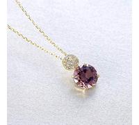 JZWCHQ zultanite gemstone pendant necklaces for women wedding engagement fine 925 christmas