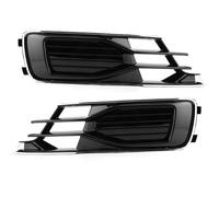 JZWJNFYY Car Front Lower Bumper Fog Light Grill Replacement for Audi A6 C7.5 2016 2017 2018 Car Fog Light Grille Spare Parts Auto Accessories