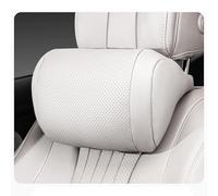 JZWJNFYY car headrest pillow, for Audi Q7 7 Sitze 2019 2020 2021 2022 2023 Car Neck Pillows for Driving,Memory Foam Car Seat Neck Support Pillows,BreathableA,djustable,White