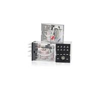 JZX-22F(D)/2Z 3Z 4Z DC24V AC24V 220V MY2NJ Intermediate Relay Miniature Power Relay Electromagnetic Relay 5A AUOQKQUT(AC 220V,JZX-22F-4Z with Base)