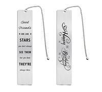 Jzxwan Best Friend Gifts for Women Teen Girl, Friendship Christmas Bookmark for Friends, Cute BFF Birthday Ideas, Book Mark Present for Best Friend