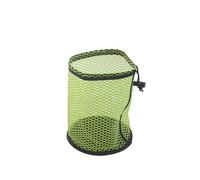 JZYANXBX Breathable Nylon Mesh Golf Balls Drawstring Pouch, Lightweight Durable Multipurpose Bag - Sports Organizer for Practice, Driving Range & Golf Accessories(Green,L)