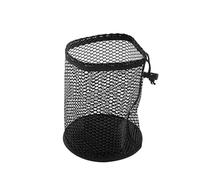 JZYANXBX Breathable Nylon Mesh Golf Balls Drawstring Pouch, Lightweight Durable Multipurpose Bag - Sports Organizer for Practice, Driving Range & Golf Accessories(Black,S)