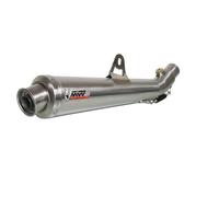 Mivv X-cone Kawasaki Er-6n/f 2005-11/versys 650 2006-14 K.015.lc3 Not Homologated Slip On Muffler Silver Not Homologated unisex