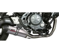 Mivv Oval Kawasaki Ninja 650/z650 2017-23 K.044.l4c Homologated Full Line System Silver Homologated unisex