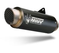 Mivv Exhaust Muffler GP PRO Black Inox black kat for KAWASAKI Z 400 2019 > 2020
