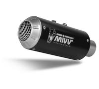 Exhaust Muffler Mivv MK3 Black Inox KAWASAKI Z900 A2 (35 KW/70 KW) 2017 > 2023