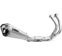Mivv Delta Race 2x1 Kawasaki Ninja 650/z650 24-26 Homologated Full Line System Silver Homologated