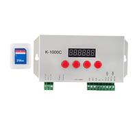 K-1000C LED Strip Controller for WS2812B APA102C SK6812, Programmable 2048 Pixel Card Music Sync LED Light Controller for DIY Strip Projects