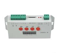 K-1000C Programmable LED Strip Controller Compatible with for ws2812b WS2811 APA102C, Supports 2048 Cascading Pixels, Works with LEDEDIT Software for DIY Lighting Projects