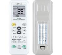 K-1028E Universal Air Conditioner Remote Control for LG Gree Midea Toshiba Haier Daikin Hitachi Sharp Panasonic Samsung Sanyo Hisense Fujitsu Whirlpool Bosch, for More Than 1000 Brands A/C Controller