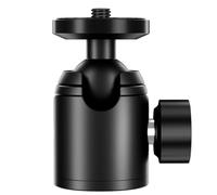 K-18 1/4 Thread Mini Tripod Ball Head for Camera Extension Bracket with 360 Degree Swivel for Flash & Mobile Phone Selfie