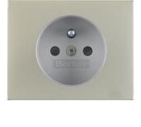 K.5 Stainless Steel Faceplate Module 1x Socket/Outlet Plate