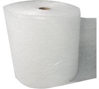 K 500mm x 100m Roll of Quality Bubble Wrap Roll (Small Bubbles) Made in The UK 00003408801, clear
