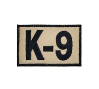 K-9 Patches, Hook and Loop Tactical Embroidered Patches, Working Dog Patches for Vest Harnesses Collars Leashes