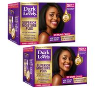 K-Amakah No-Lye Relaxer Kit Super 2-Pack Chemical Hair Straightening Cream for Men and Women
