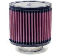 K and N RA-0530 Washable and Reusable Car and Motorcycle Universal Rubber Filter