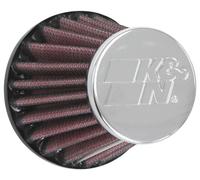 K&N Universal Air Filter Round Conical Chrome