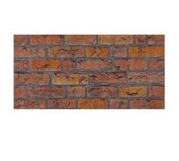 K&B Panels 3D Wall Panel, Rustic Brick Effect Styrofoam Wall Panelling, Lightweight, Easy to Install, Dual Insulation to Reduce Acoustic Noise, Indoor & Outdoor (Victorian Amber) (1 Panel)