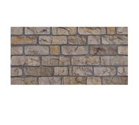 K&B Panels 3D Wall Panels, Rustic Brick Effect Styrofoam Wall Panelling Kit, Lightweight, Easy to Install, Dual Insulation to Reduce Acoustic Noise, Indoor & Outdoor (Rustic Sandstone) (1 Panel)
