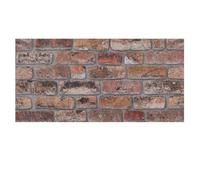K&B Panels 3D Wall Panels, Rustic Brick Effect Styrofoam Wall Panelling Kit, Lightweight, Easy to Install, Dual Insulation to Reduce Acoustic Noise, Indoor & Outdoor (Weathered Brown) (1 Panel)