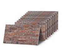 K&B Panels Kb Panels 3D Wall Panels - Brick Effect, Lightweight Eps, Easy Install, Indoor/outdoor, 10 Panels