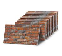 K&B Panels Kb Panels 3D Wall Panels - Brick Effect, Lightweight Eps, Easy Install, Indoor/outdoor, 10 Panels