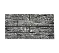 K&B Panels Kb Panels 3D Wall Panels - Slate Effect, Lightweight Eps, Easy Install, Indoor/outdoor, Single Panel, Charcoal