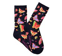 K Bell Laurel Burch Socks-Flying Colors - Black