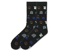 K. Bell Men`s Cotton Blend Crew Socks, 10-13, Lawyer