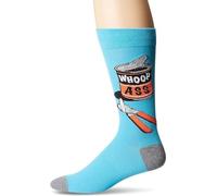 K. Bell Men's Whoop A Crew Socks Casual, Blue, 6-12