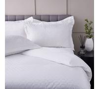 K By Kelly Hoppen 100% Cotton 400TC 6 Piece Jacquard Duvet Set LIGHT TAUPE DOUBLE