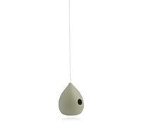 K by Kelly Hoppen Set of 2 Ceramic Hanging Teardrop Bird Feeders BLACK