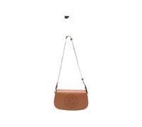 K/Circle Perforated Moon Shoulder Bag - female - Karl Lagerfeld - Shoulder Bags - Brown - ONE SIZE - Bags ONE SIZE