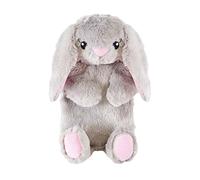 K Collection Bunny 3D 750Ml Hot Water Bottle And Cover Grey (One Size)