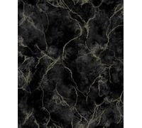 K Collection Debona Verona Marble Black/Gold Heavyweight Vinyl Wallpaper 9124