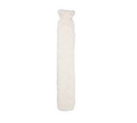 K Collection Heart Extra Long 2L Hot Water Bottle And Cover Cream (One Size)