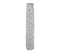 K Collection Heart Extra Long 2L Hot Water Bottle And Cover Grey (One Size)