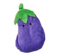 K Collection Heat Pack with Novelty Plush Cover - Aubergine Design - Microwavable Plush Clay Beads Heat Bag - Heating Pads Hot