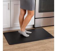 K Collection Heavy Duty Anti Fatigue Standing Mat - High Density Cushioned Non-Slip Mat for Standing Desks, Office, Kitchen Rug - Dark Grey 44cm x 71cm