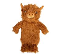 K Collection Highland Cow 3D 750Ml Hot Water Bottle And Cover Brown (One Size)