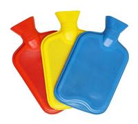 K Collection Hot Water Bottle (Pack Of 3) Red/yellow/blue (One Size)