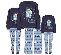 K Collection Mens Chilling with My Snowmie Christmas Pajamas - Size XL