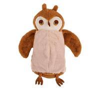 K Collection Owl 3D 750ml Hot Water Bottle & Cover in Brown K Collection Brown