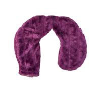 K Collection Plain 1.1L Fluffy Neck & Shoulder Hot Water Bottle Purple (One Size)
