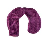 K Collection Plain 1.1L Fluffy Neck & Shoulder Hot Water Bottle Purple (One Size)