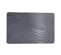 K Collection Premium Bath Mat Grey (One Size)