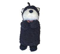 K Collection Scottish Terrier 3D 750Ml Hot Water Bottle And Cover Dark Grey (One Size)