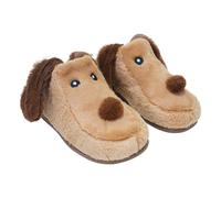 K Collection Women's Dog 3D Slippers in Brown | Size: 7 K Collection Brown 7